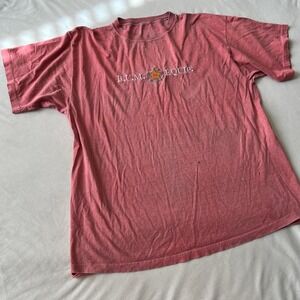 B.U.M. EQUIP. T-shirt with white text and star logo,  vintage, single stitch